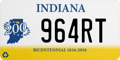 IN license plate 964RT