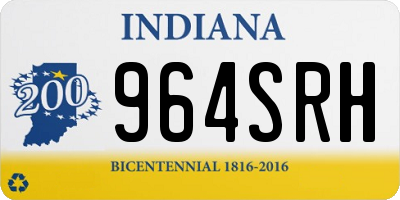 IN license plate 964SRH