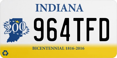 IN license plate 964TFD