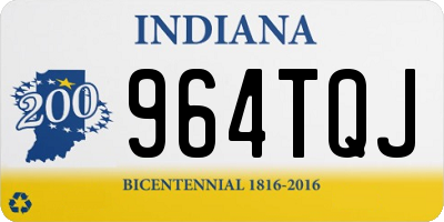 IN license plate 964TQJ