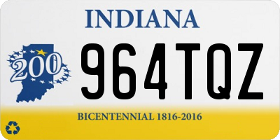 IN license plate 964TQZ