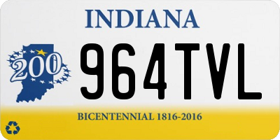 IN license plate 964TVL