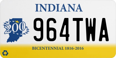 IN license plate 964TWA