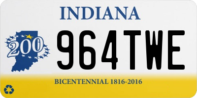 IN license plate 964TWE
