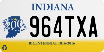 IN license plate 964TXA