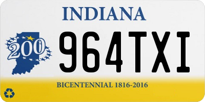 IN license plate 964TXI