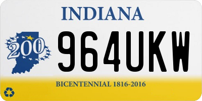 IN license plate 964UKW
