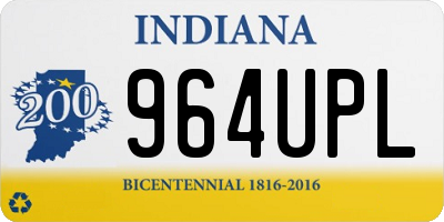 IN license plate 964UPL