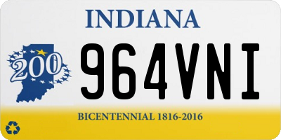 IN license plate 964VNI