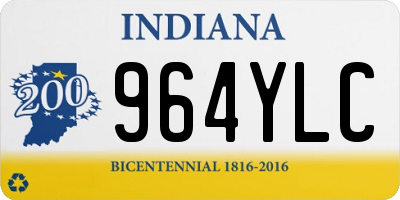 IN license plate 964YLC