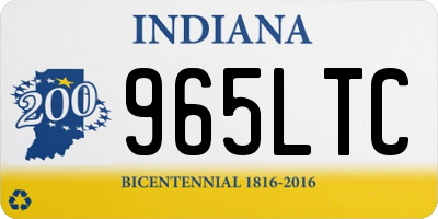 IN license plate 965LTC