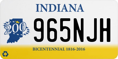 IN license plate 965NJH