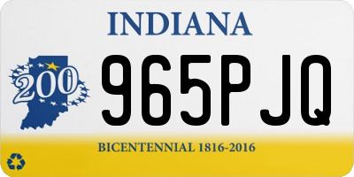IN license plate 965PJQ