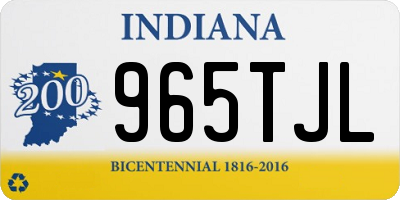 IN license plate 965TJL