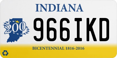 IN license plate 966IKD