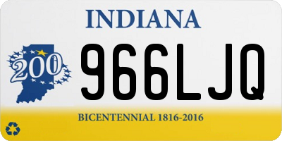 IN license plate 966LJQ