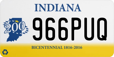 IN license plate 966PUQ