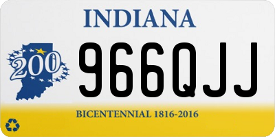 IN license plate 966QJJ