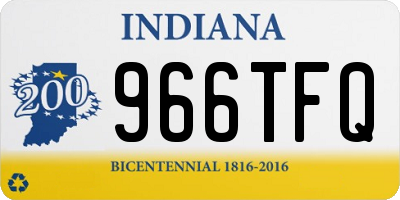 IN license plate 966TFQ