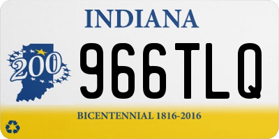 IN license plate 966TLQ