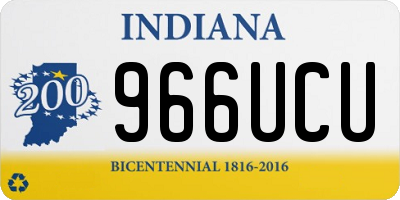 IN license plate 966UCU