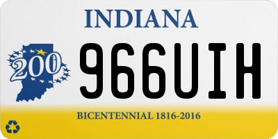 IN license plate 966UIH