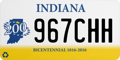 IN license plate 967CHH