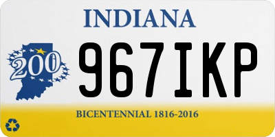 IN license plate 967IKP