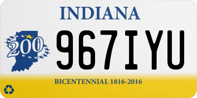 IN license plate 967IYU