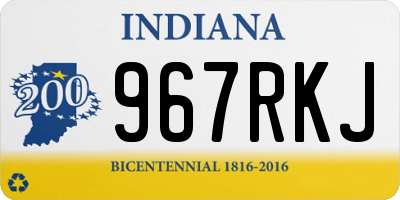 IN license plate 967RKJ