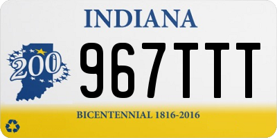 IN license plate 967TTT
