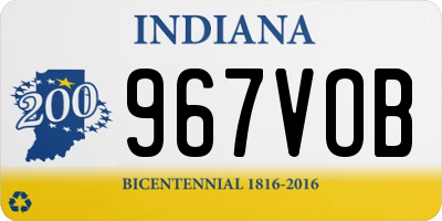 IN license plate 967VOB