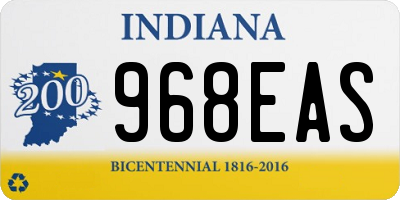 IN license plate 968EAS