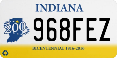 IN license plate 968FEZ
