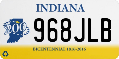 IN license plate 968JLB