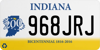 IN license plate 968JRJ