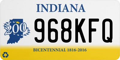 IN license plate 968KFQ