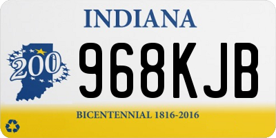 IN license plate 968KJB