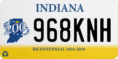 IN license plate 968KNH