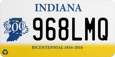 IN license plate 968LMQ