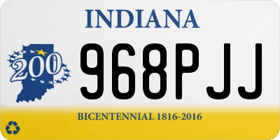 IN license plate 968PJJ