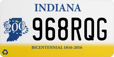 IN license plate 968RQG