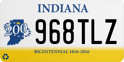 IN license plate 968TLZ