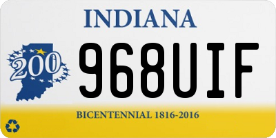 IN license plate 968UIF