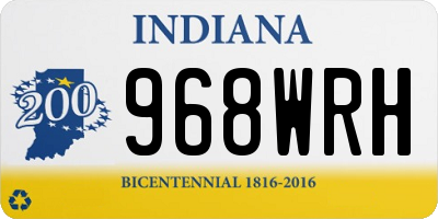 IN license plate 968WRH