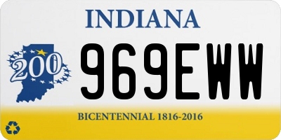 IN license plate 969EWW
