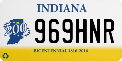 IN license plate 969HNR