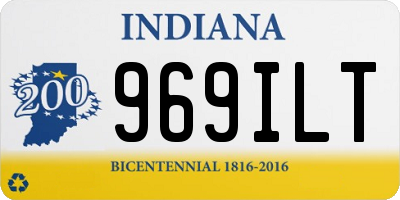 IN license plate 969ILT