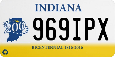 IN license plate 969IPX