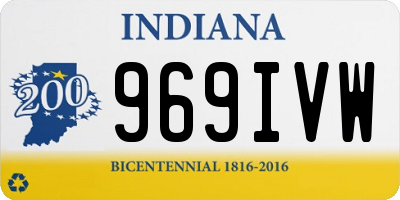 IN license plate 969IVW